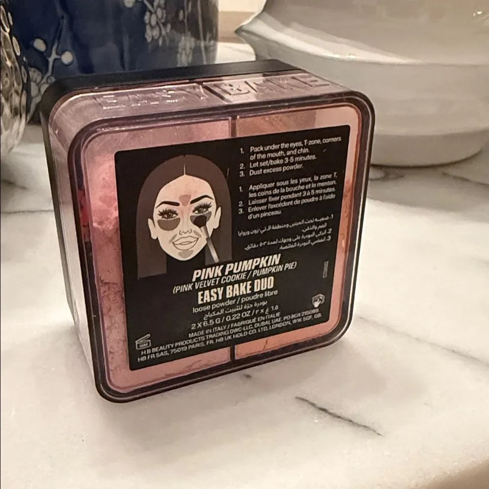 Huda Beauty EASY BAKE DUO LOOSE POWDER No puff